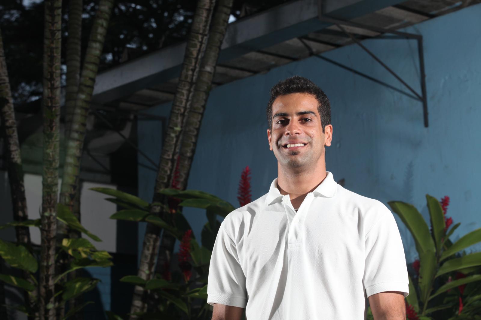 Regando as sementinhas