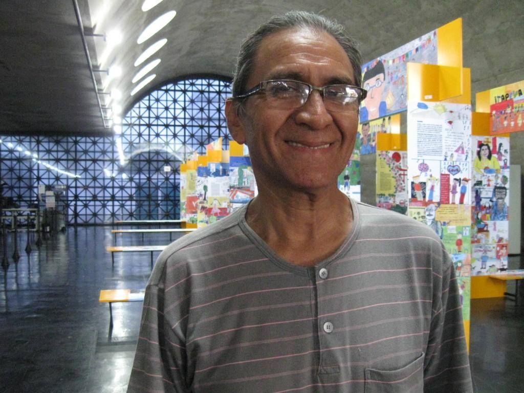 O músico da Bolívia