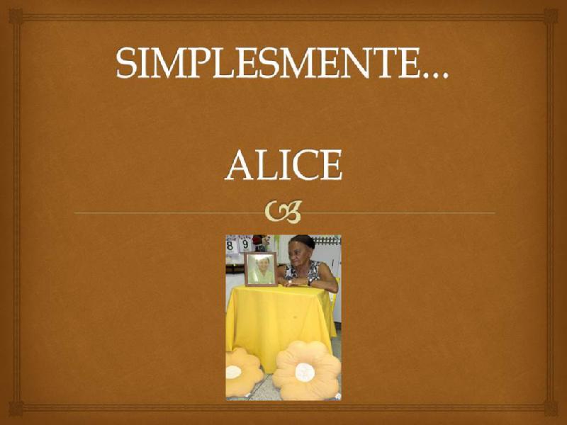 Simplesmente Alice