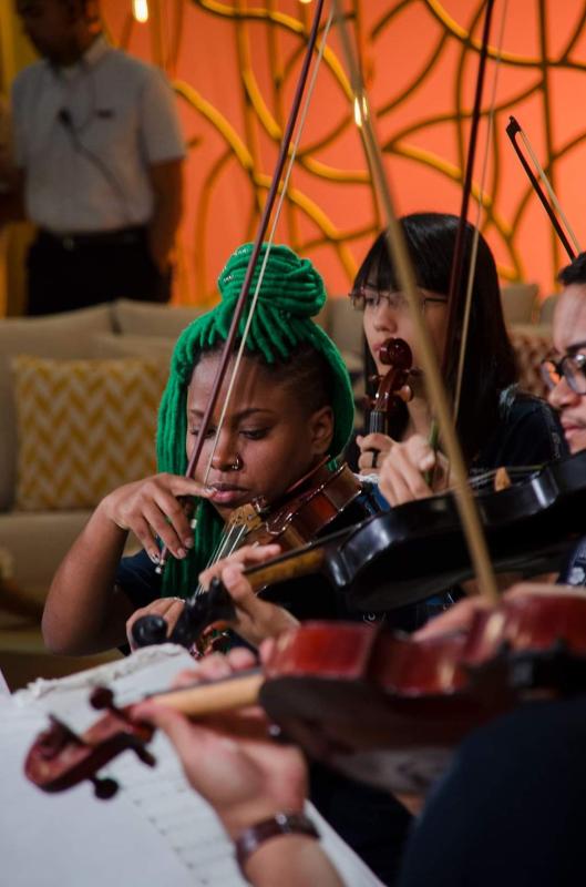 O violino me levou à Roma