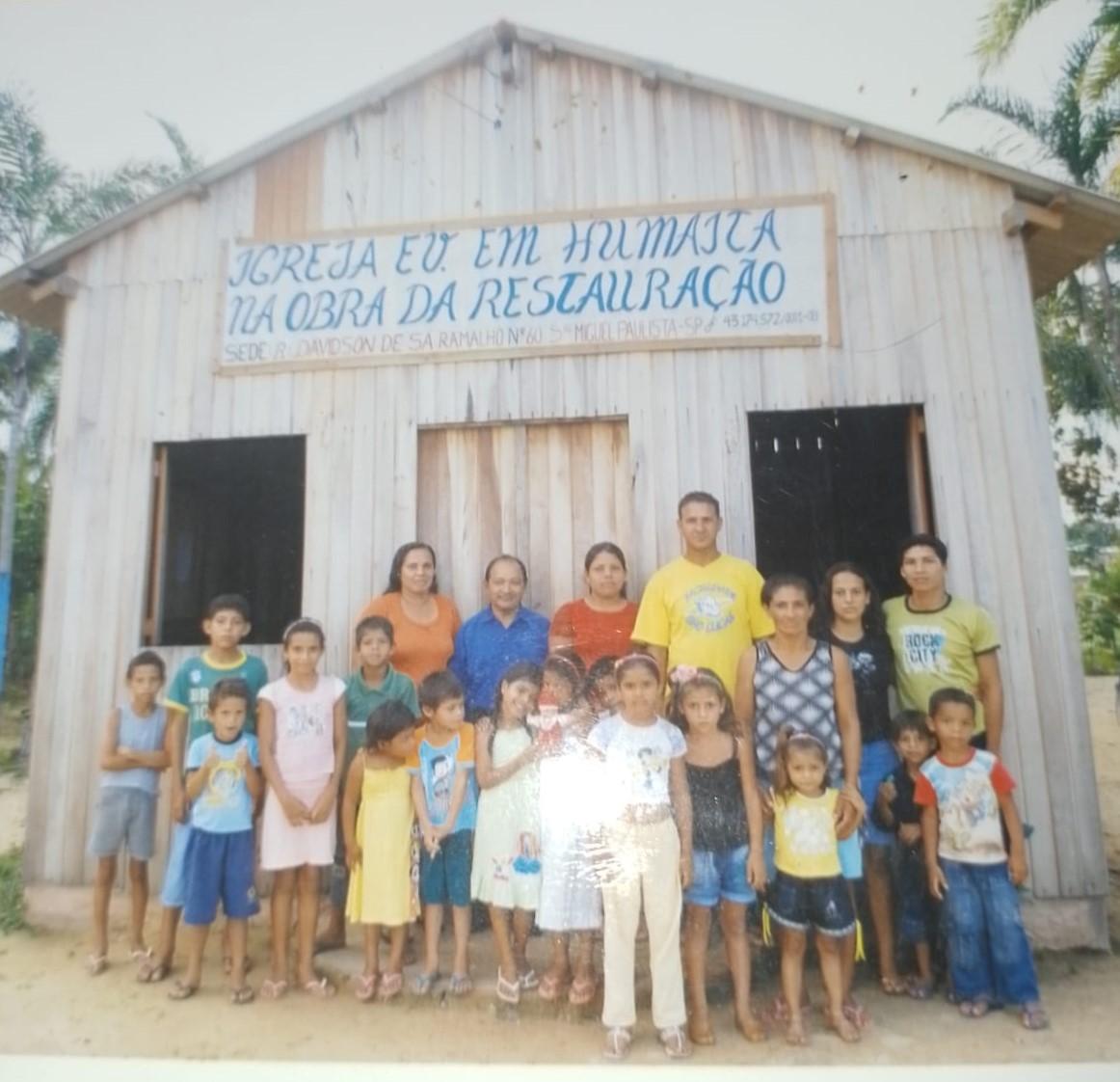 Registro do tempo em que Duklhar Wurupuh passou em Humaitá. Formou-se uma pequena família, eles passaram 3 anos juntos.