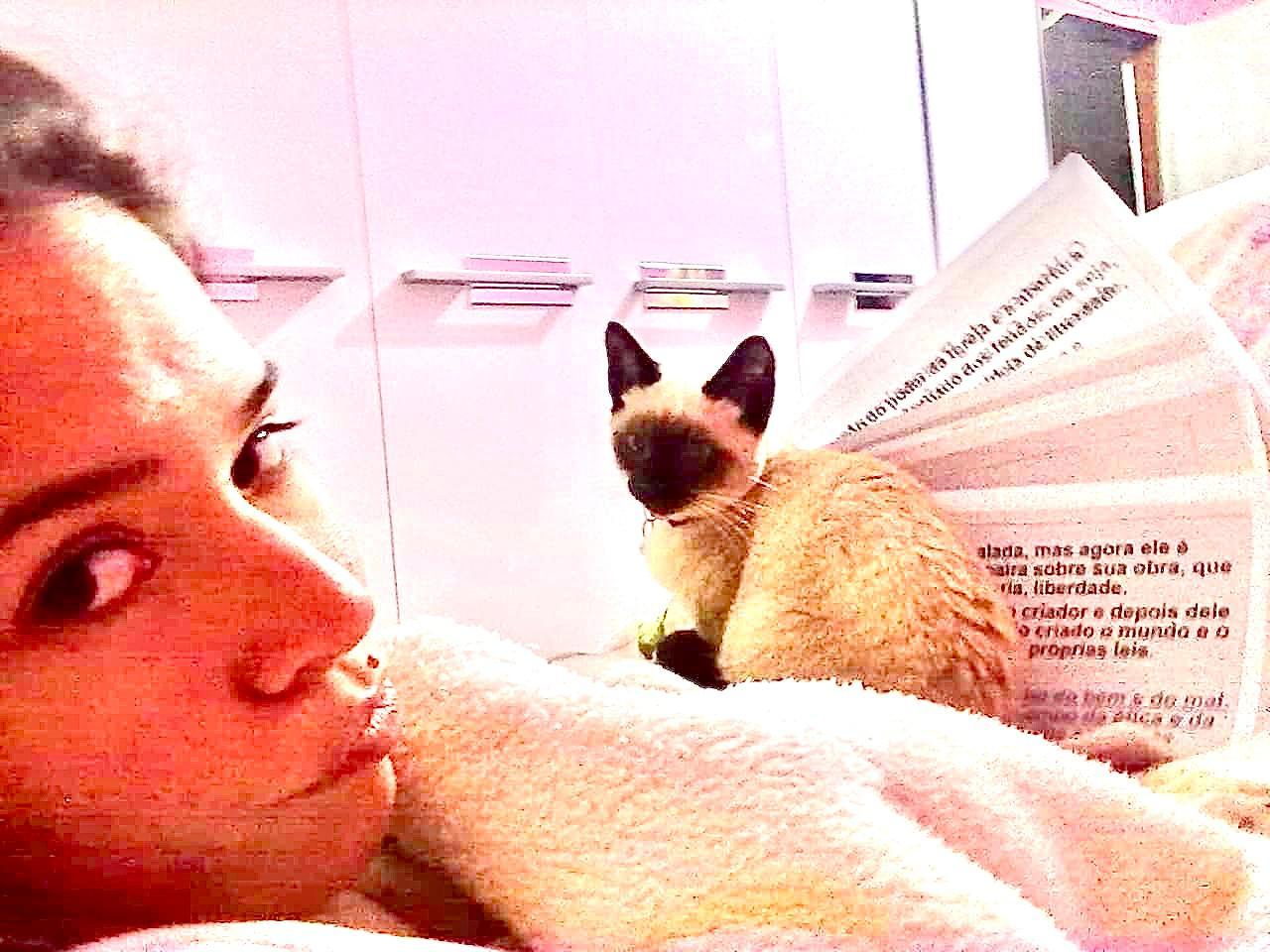 Dayana e o sócio Bento