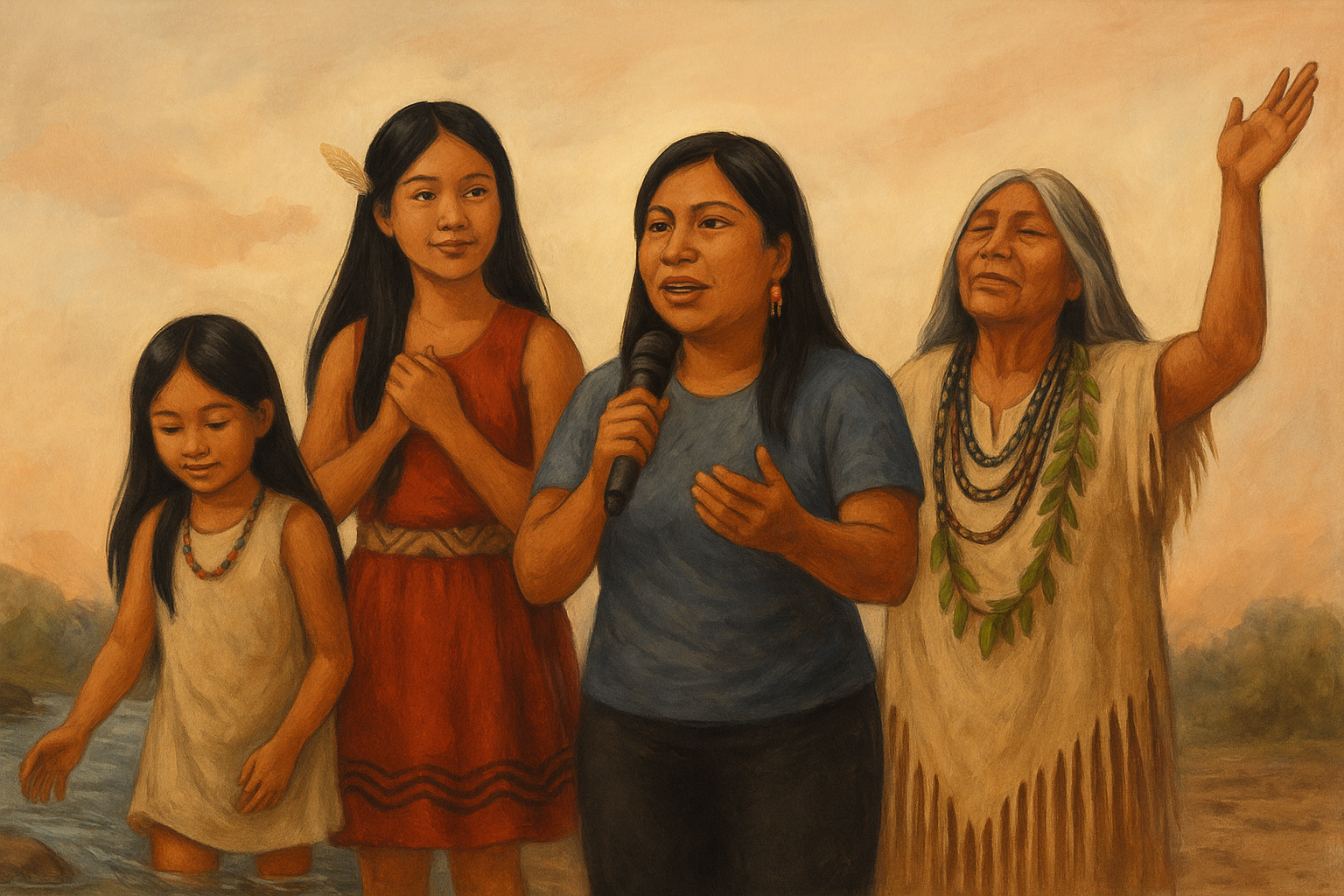 Capa de Mulheres do rio, da flecha e da voz: as cunhãs do tempo