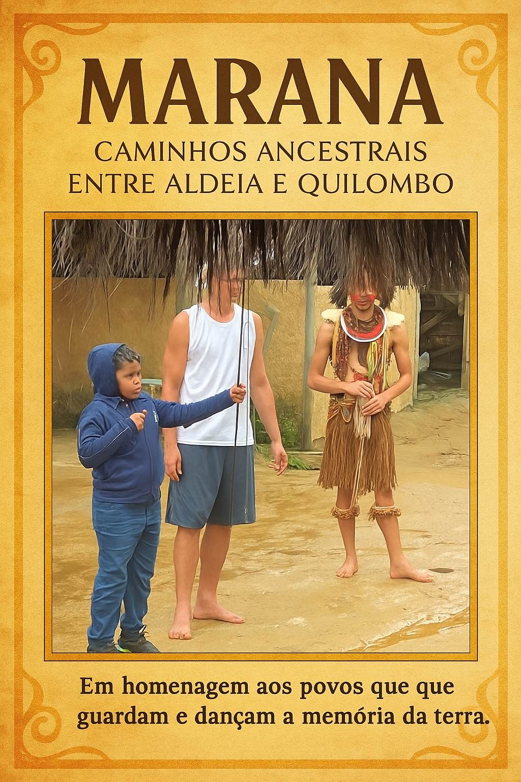 Capa de “Marana: Caminhos Ancestrais entre Aldeia e Quilombo”