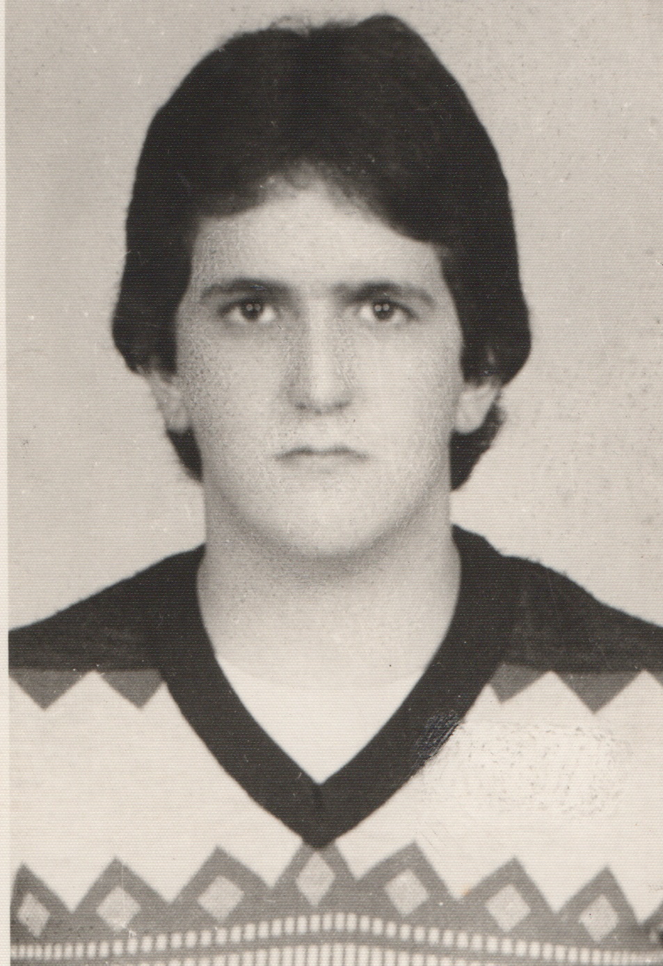 Foto tirada no mesmo ano do falecimento do irmão. 
Vitor Paschoal Leddomado (irmão).