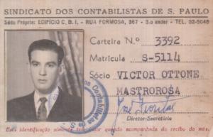 Carteirinha do sindicato.