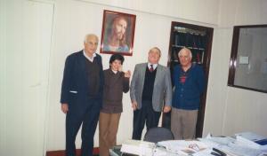 Turma mais atual do escritório na Av. Senador Saraiva. Na foto: Victor Mastrorosa, ________, Eduardo Ada, Mário Teófilo.