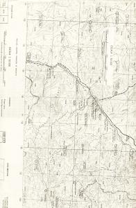 Mapa da região de Muqui (ES) onde nasceu o arquiteto José do Nascimento Ribeiro. Região de fazendas de café e também de trem.