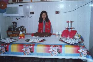 Viviane, filha de José Robson Barbosa Cavalcanti, aos 9 anos de idade