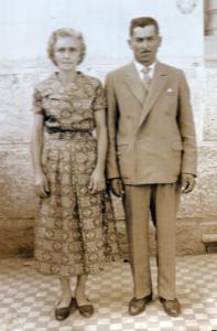 Geraldo e Ana, avós paternos de Rosana.