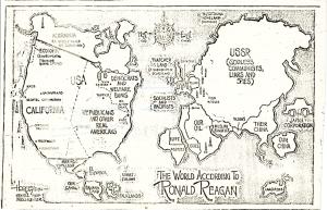 Mapa mundi jocoso.
