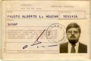 Carteira de Identidade Funcional de Fausto.