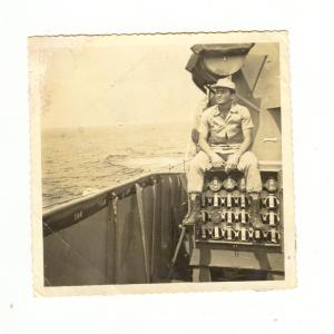 Anastácio como fuzileiro naval.