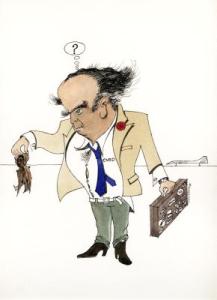 Caricatura de Eliezer Batista.