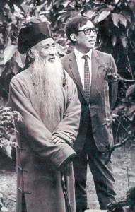 O Mestre Chang Dai-chien e seu discípulo, o Sr. Sun, que foi mestre de Tai.
