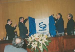 Evento de 60 anos do SAGASP.
Na foto, Euclides Carli, Dadá, Ítalo Tucci, Vicente La Pastina.