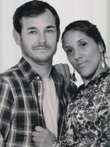 Foto feita em estúdio para o livro de 10 anos de casamento entre Vanderlei e Luciana