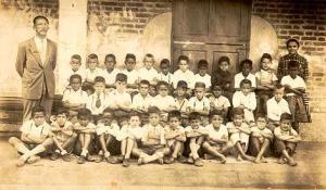 Foto de rotina no grupo escolar 