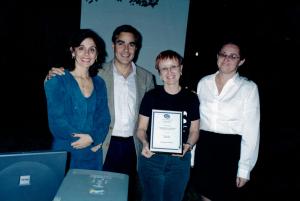 Lucille (DA SP), Eduardo, Fátima (Presidente do Comitê Assis) e  Tite (DR SP2), no aniversário do Comitê de Assis