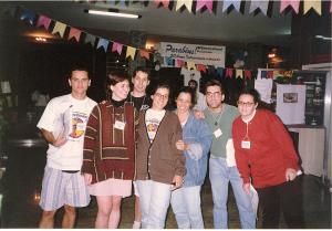 Convenção Nacional: Bruno, Andrea, Alec, Teresa, Marcela, André e Titi