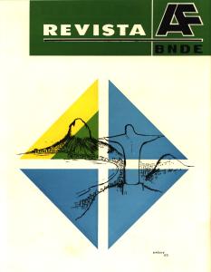 Capa da revista da Associação dos Funcionários do Banco Nacional de Desenvolvimento (AFBNDE), uma associação ativa que promovia eventos culturais dentro da empresa e da qual Henio foi diretor social até o ano de 1965.