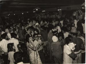 Festa de pré-carnaval do BNDES organizada por Henio, que era diretor social da Associação dos Funcionários do Banco Nacional de Desenvolvimento (AFBNDE).