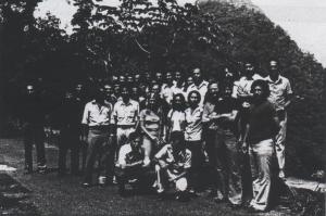Curso de ambientação logo depois de passar no concurso de 1973.