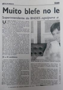 Estela no Jornal do Comércio<br>Brasil / Rio De Janeiro / Rio De Janeiro