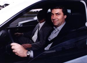 Visita a fábrica da Volks em São José dos Campos, 
fizeram um teste drive.
