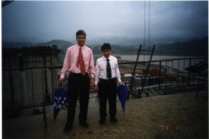 Visita a construção do projeto da usina de 3 gargantas