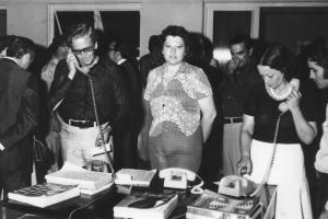 Inauguração do serviço de DDD em Uberaba.