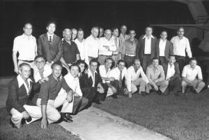Comemoração do 25º aniversário de formatura da turma de Engenharia da qual fez parte José.