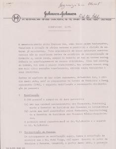 José Gimenes Sanches, presidente da Johnson & Johnson, escreveu um comunicado geral a fim de esclarecer as modificações do Centro de Pesquisas e Desenvolvimento.
