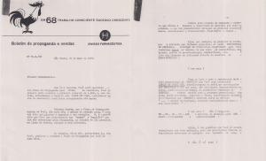 Boletim de propaganda e vendas que discute o plano de recebido pelo vendedor. O logotipo já existia quando Heimar começou a trabalhar na Johnson & Johnson.