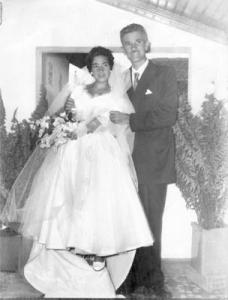 Casamento de César e Dirce Gonçalves.