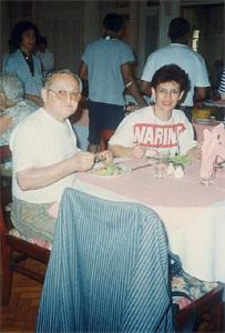 Genílson e esposa, Norma em um dia de lazer.