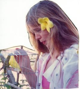Silvana Guedes em sua casa.
