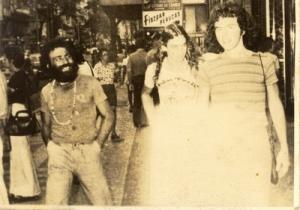 Os freqüentadores da garagem dos Venturini. Kimura, Flávio Venturini e Vermelho.