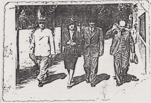 Casamento civil na Prefeitura da cidade iugoslava Debeljaca.