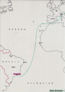 Mapa de trajetória de Rosa Bronstein 1