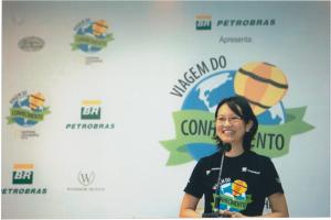 Cuidar das olimpíadas de geografia e história da National Geographic Brasil foi uma das melhores experiências da vida de Gabi. Participaram do evento aproximadamente 360 mil alunos de mais de 40 mil escolas de todo o país.
