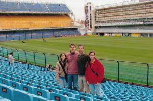 Família no La Bombonera<br>Argentina / Buenos Aires