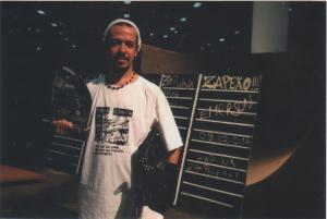 Emerson como campeão do ZAP no ano de 2010. A última poesia foi 