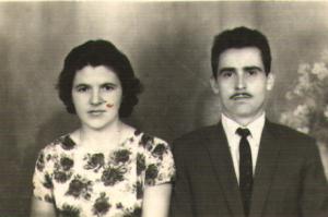João Francisco Navarro e Geni Rubira Navarro. Nova Europa, SP, 1971.
