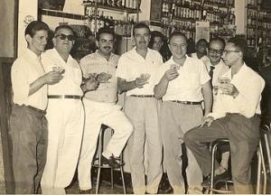 Da esquerda para direita: Antonio de Prici, Otávio de Arruda Campos, Paulo Barbieri, Leonardo Barbieri, Jorge Lavande, Olavo Haddad e (Pernambuco) Olívio Alves Bezerra.