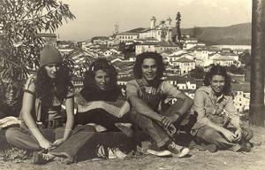 Ângela, Betinha, Bebeto e Paula no Festival de Inverno de Ouro Preto.