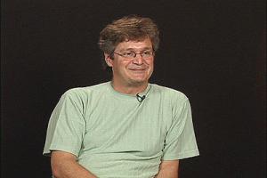 Retrato de Tavinho no dia da gravação de sua entrevista.