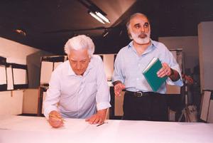 Amilcar de Castro e Paulo Vilara.