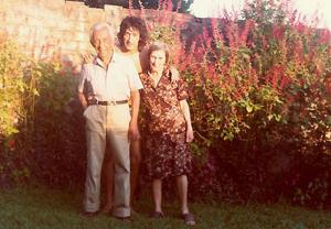 Toninho Horta com seus pais Prudente de Melo e Geralda Magela Horta de Melo.