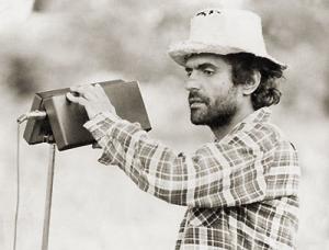 Murilo Antunes na filmagem de 